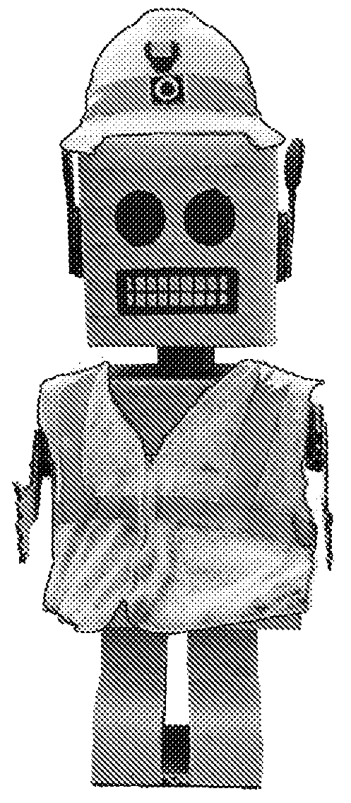 Construction robot illustration